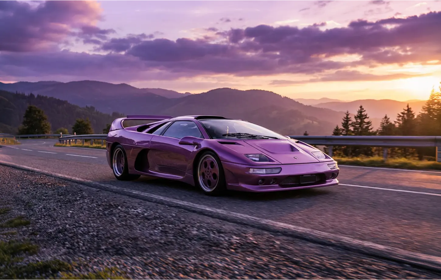 Lamborghini Diablo GTR fast drag and speed car in Forza Horizon 5