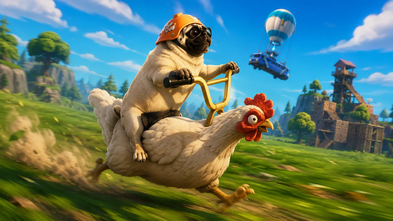 Training movement skills in Fortnite