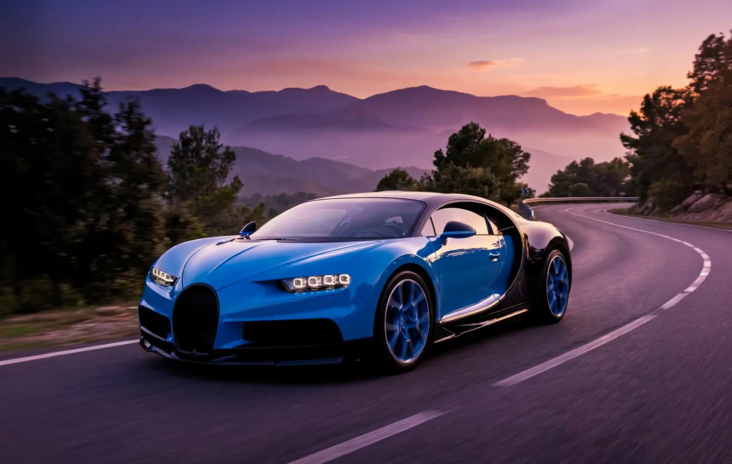 Bugatti Chiron fast car in Forza Horizon 5