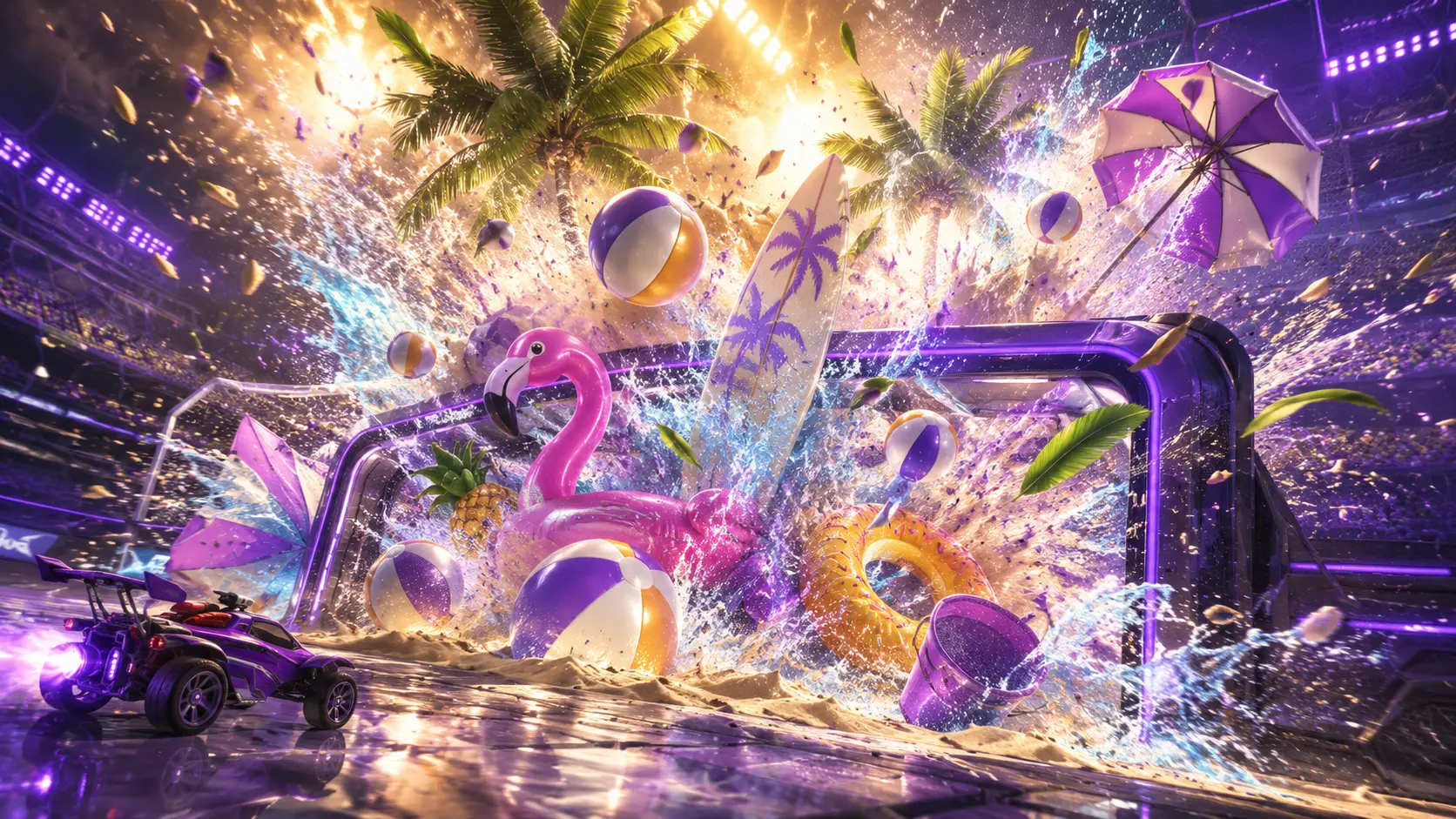 Beach Party Explosion