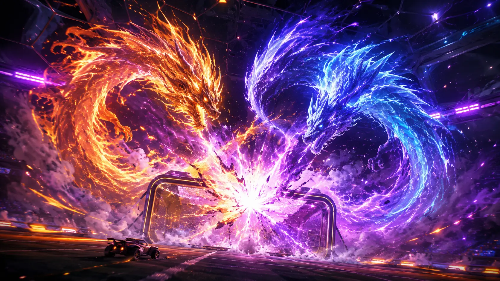 Dueling Dragons Explosion