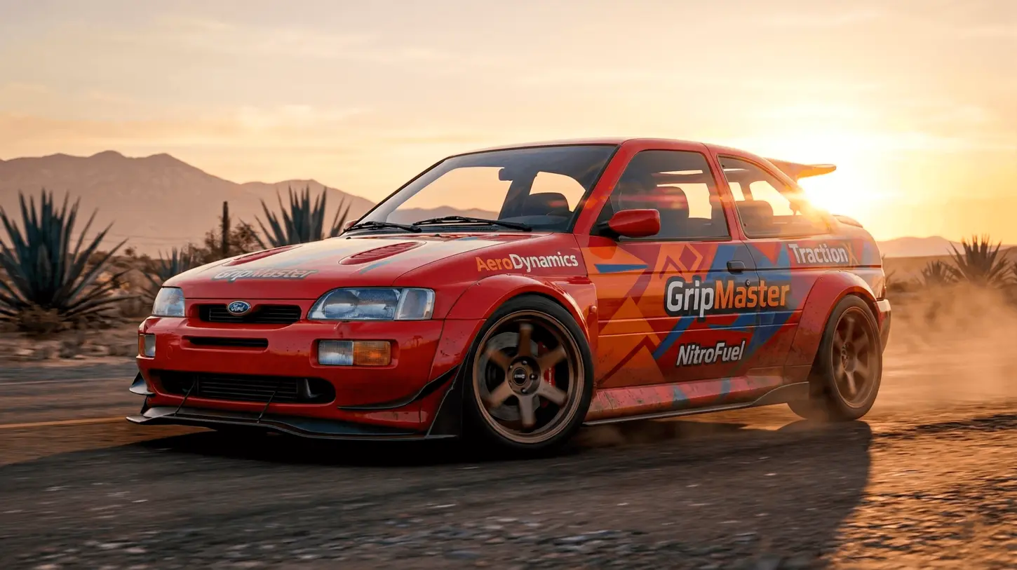 Drift car in Forza Horizon 5 - Ford Escort RS Cosworth