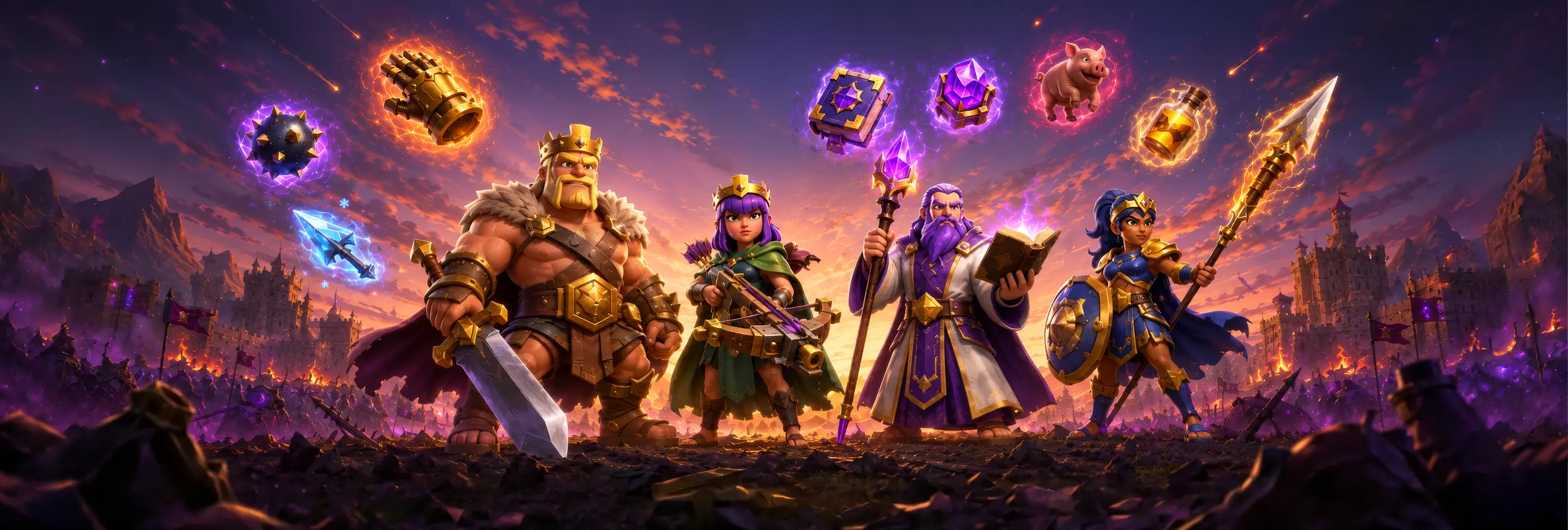 Clash of Clans best hero equipment
