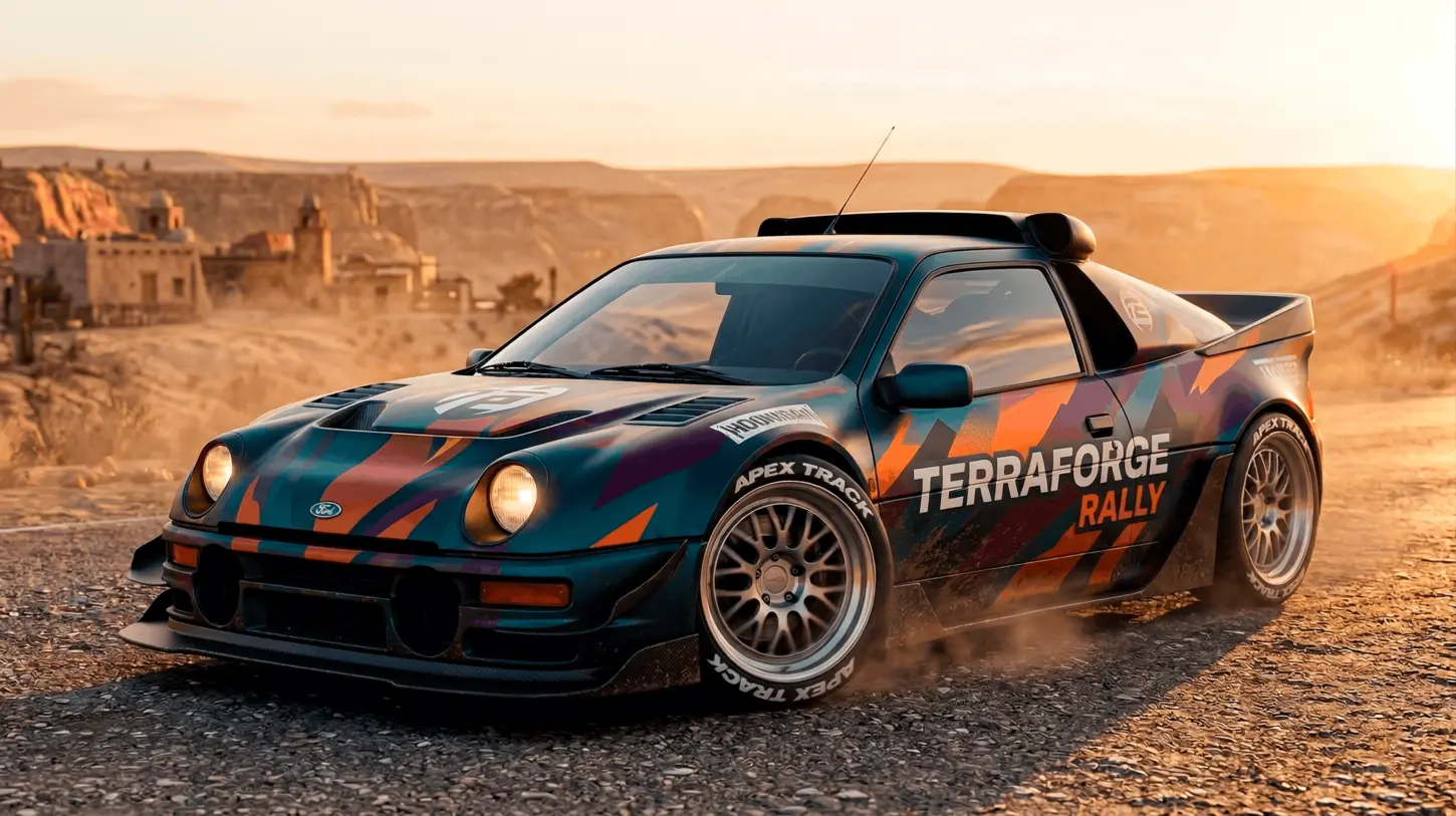 Hoonigan Ford RS200 Evolution best drift car in FH5