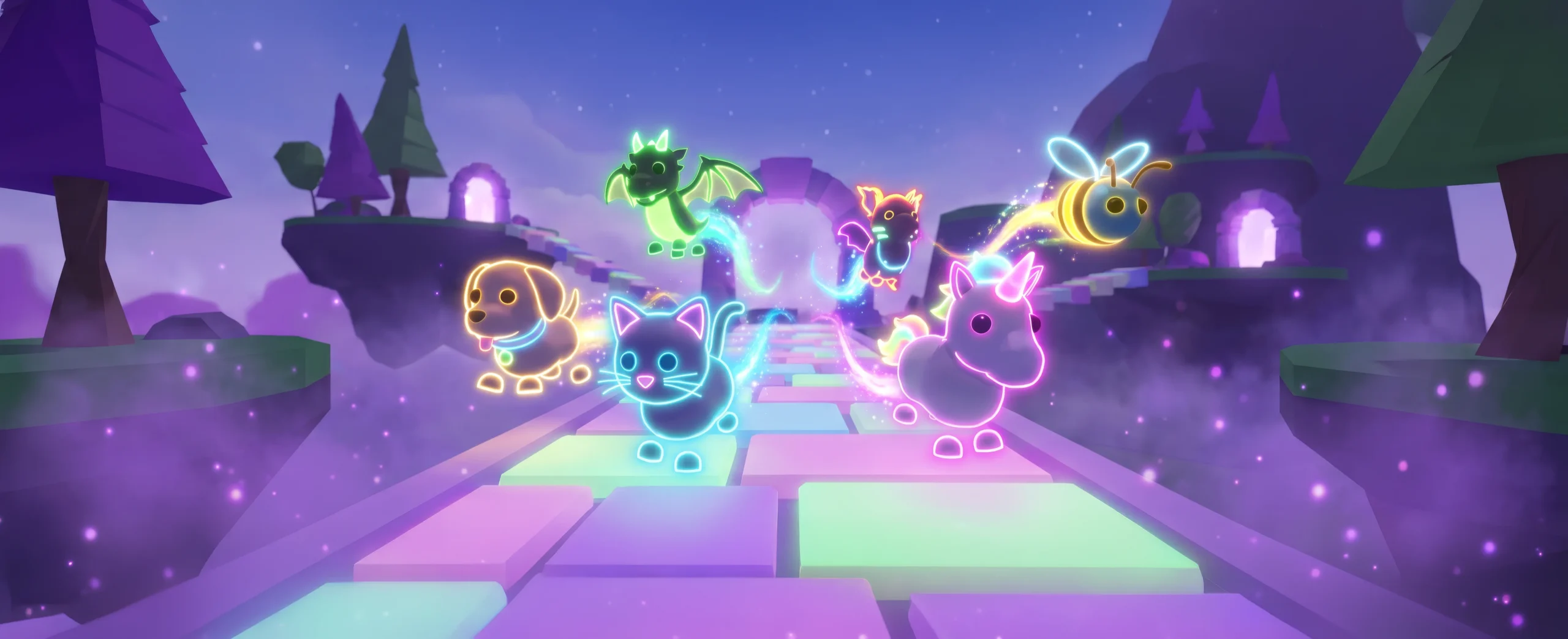 How to make Neon pets in Adopt Me