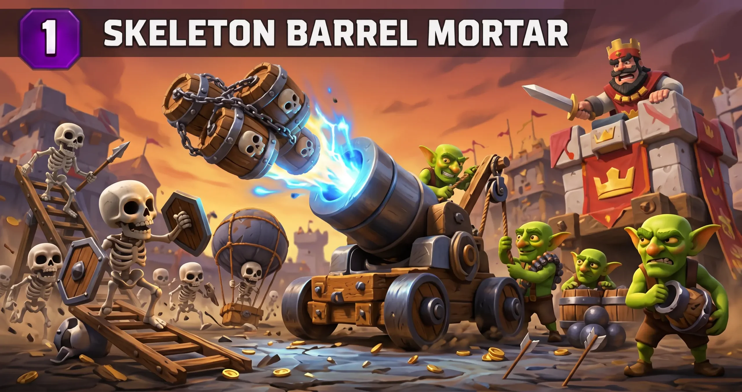 Skeleton Barrel Mortar