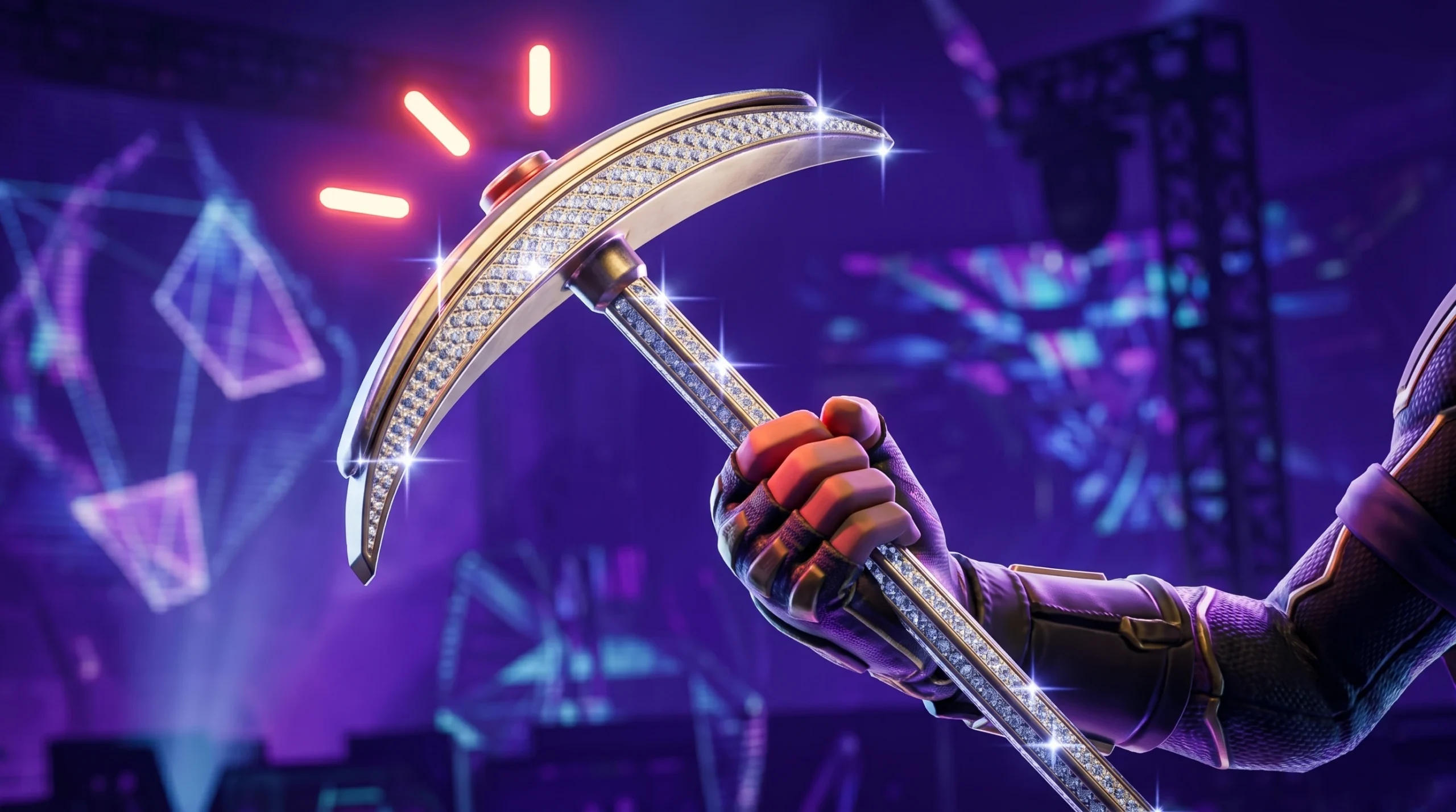 Rare Fortnite Pickaxe - Diamond Jack