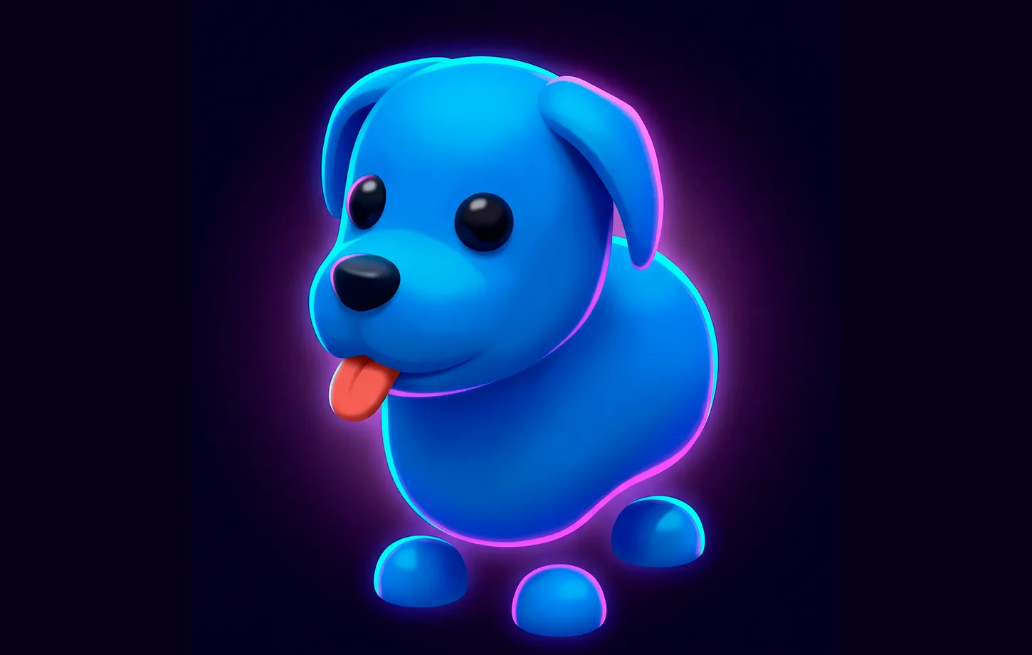 Blue Dog rare pet in Adopt me
